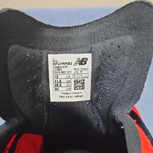 New Balance Fuel Cell Propel Red and Black Athletic Shoes